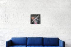 #158 "Sleeping Satellite"Acrylique sur carton toilé, 20 x 20 cm