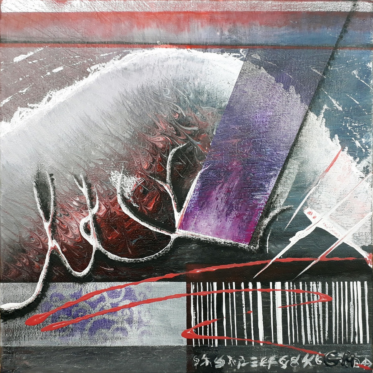 #50 "Low Boat In"
Acrylique sur toile, 30x30