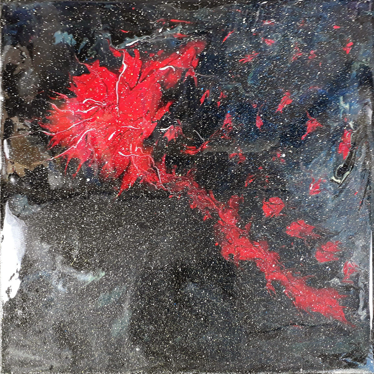 #59 "Offrande à Arachne"
Acrylique sur toile 3D, 30x30