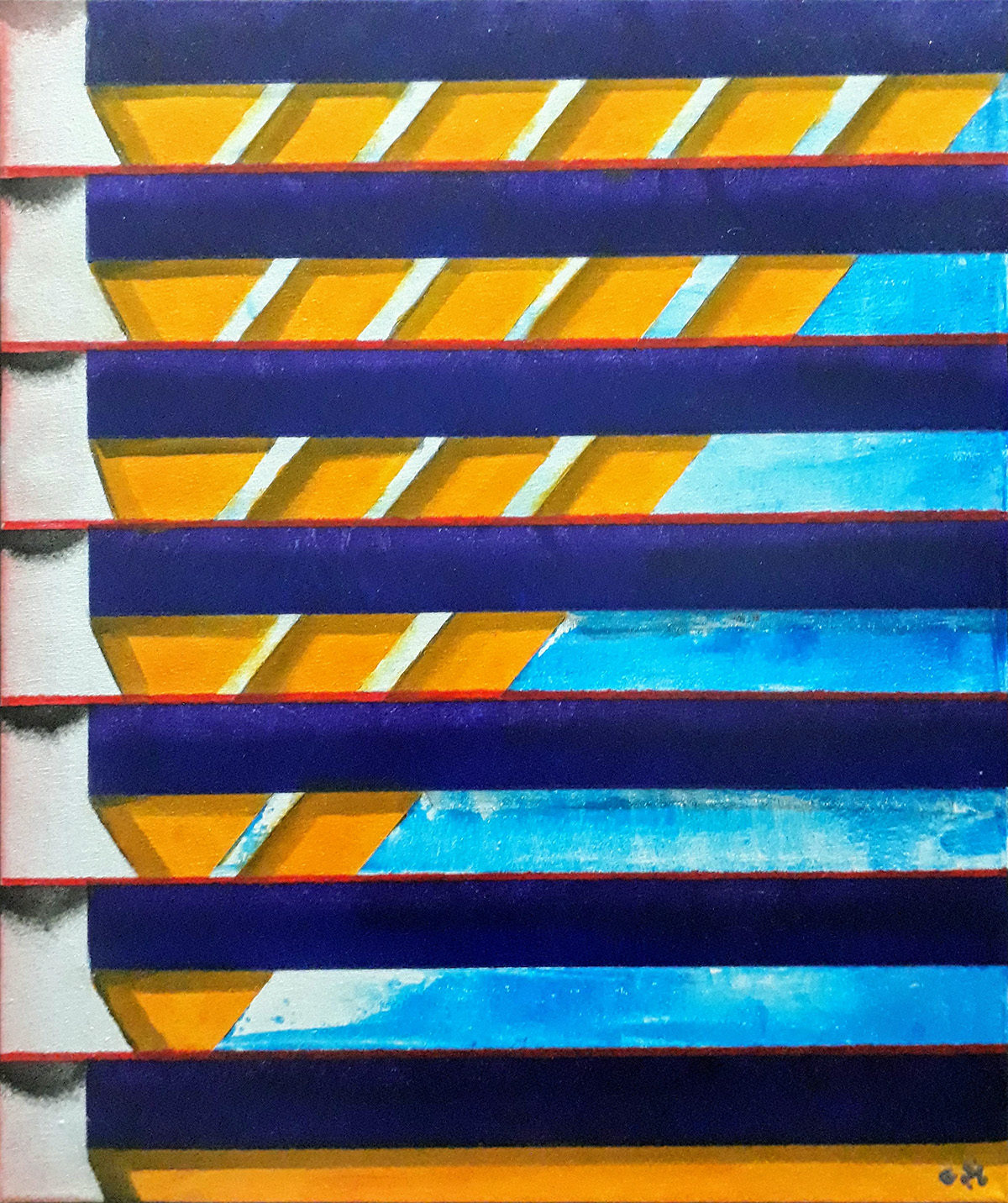 #61 "Atoum"
Acrylique sur toile, 50x40