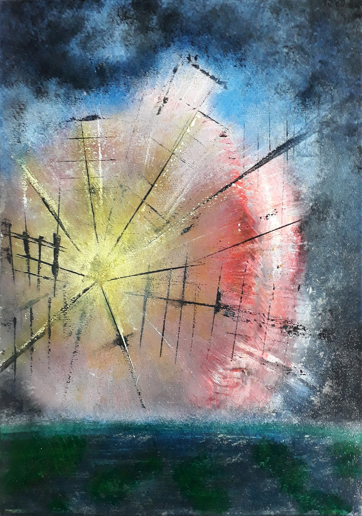 #65 "Invasion"
Acrylique sur toile, 40x30