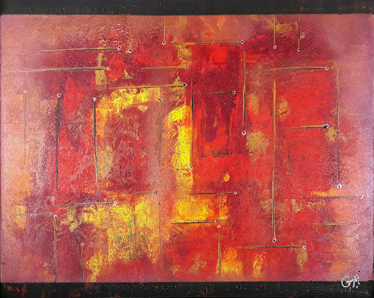 #66 "Entropie"
Acrylique sur toile, 40x50