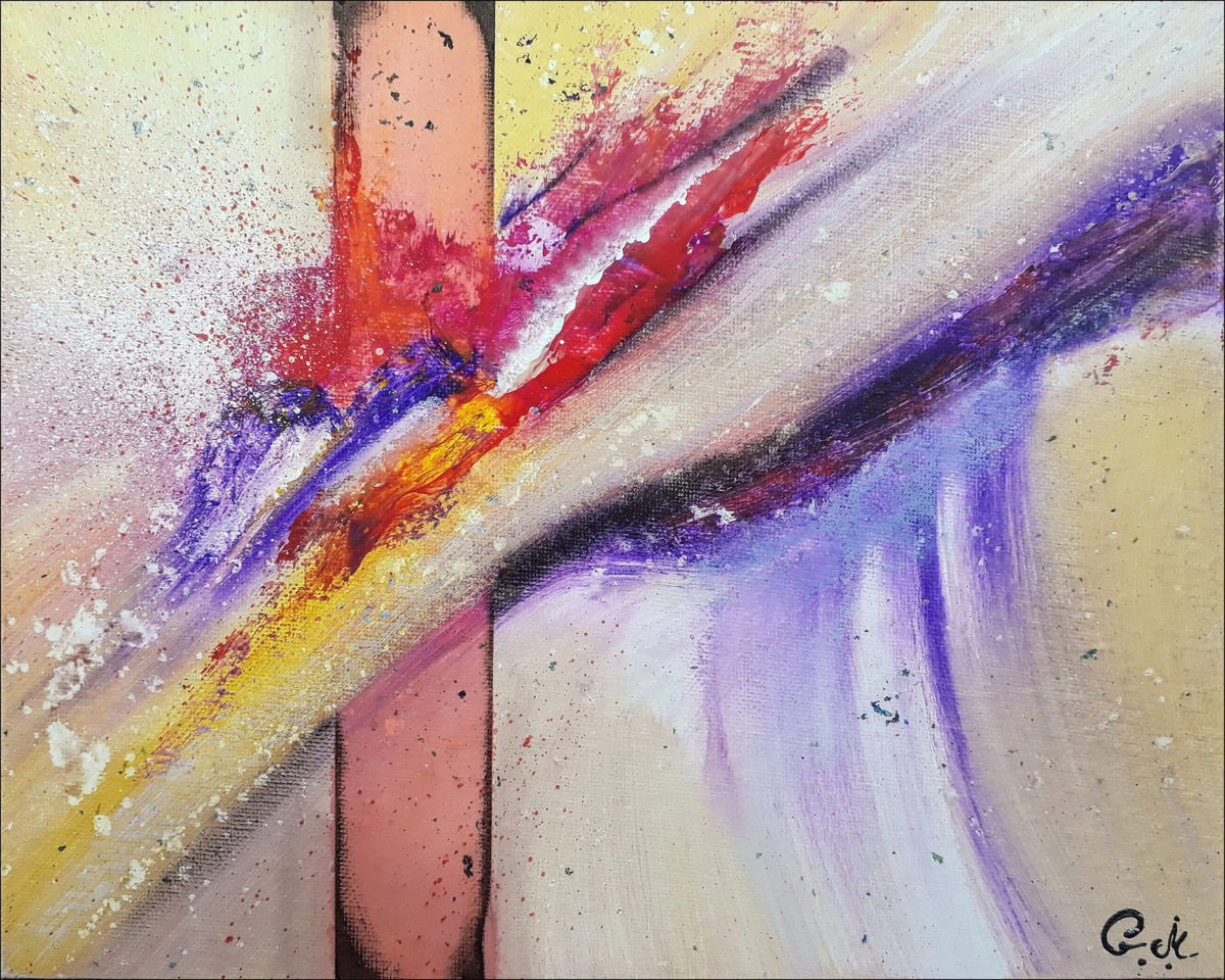 #93 "Hiatus"
Acrylique sur carton toilé, 24x30