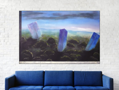 #89 "Litore" Acrylique sur toile, 75x115