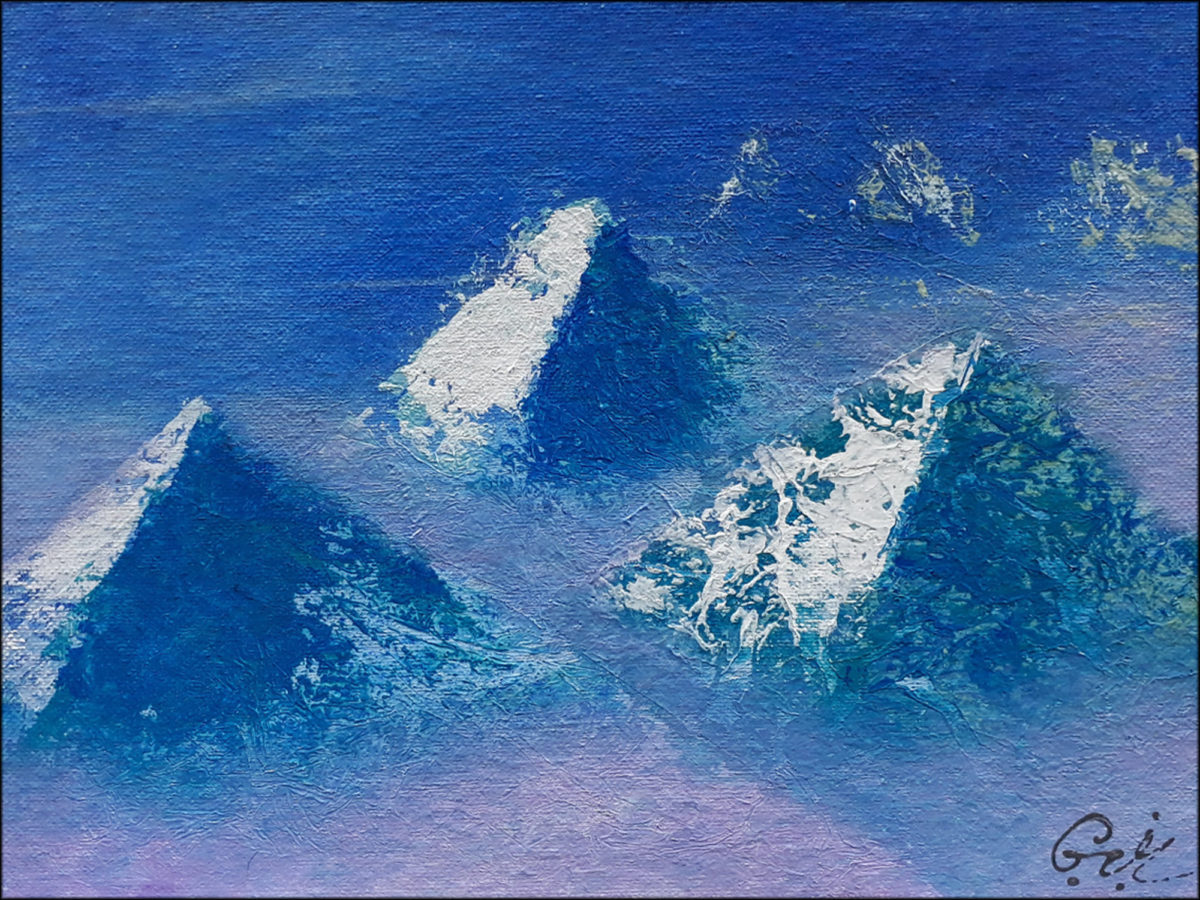 #102 "µSillons"
Acrylique sur carton toilé, 30x40