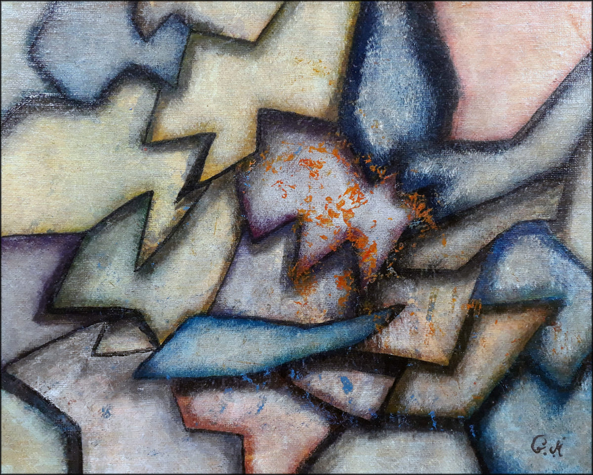 #105 "Dazzle"
Acrylique sur toile, 24x30