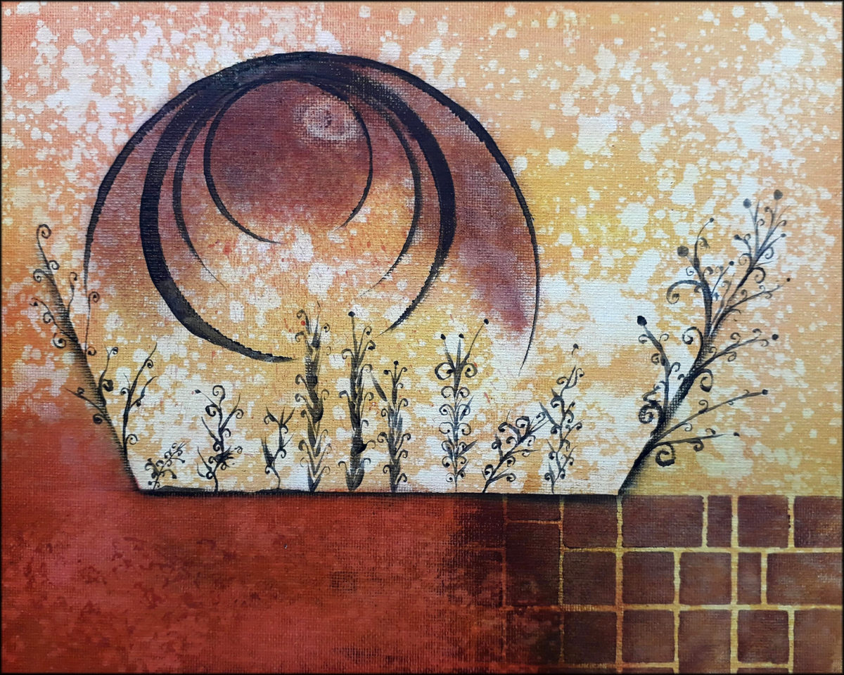 #106 "Fever"
Acrylique sur carton toilé, 24x30