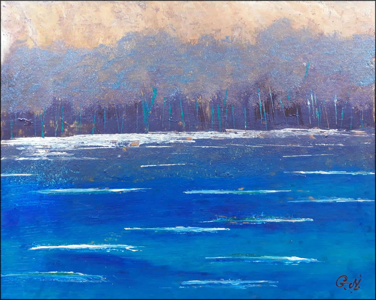 #107 "Psamides"
Acrylique sur carton toilé, 24x30