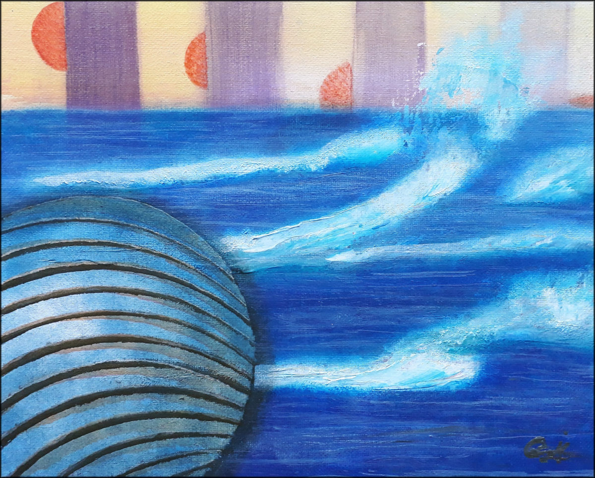 #108 "Margygr"
Acrylique sur carton toilé, 24x30