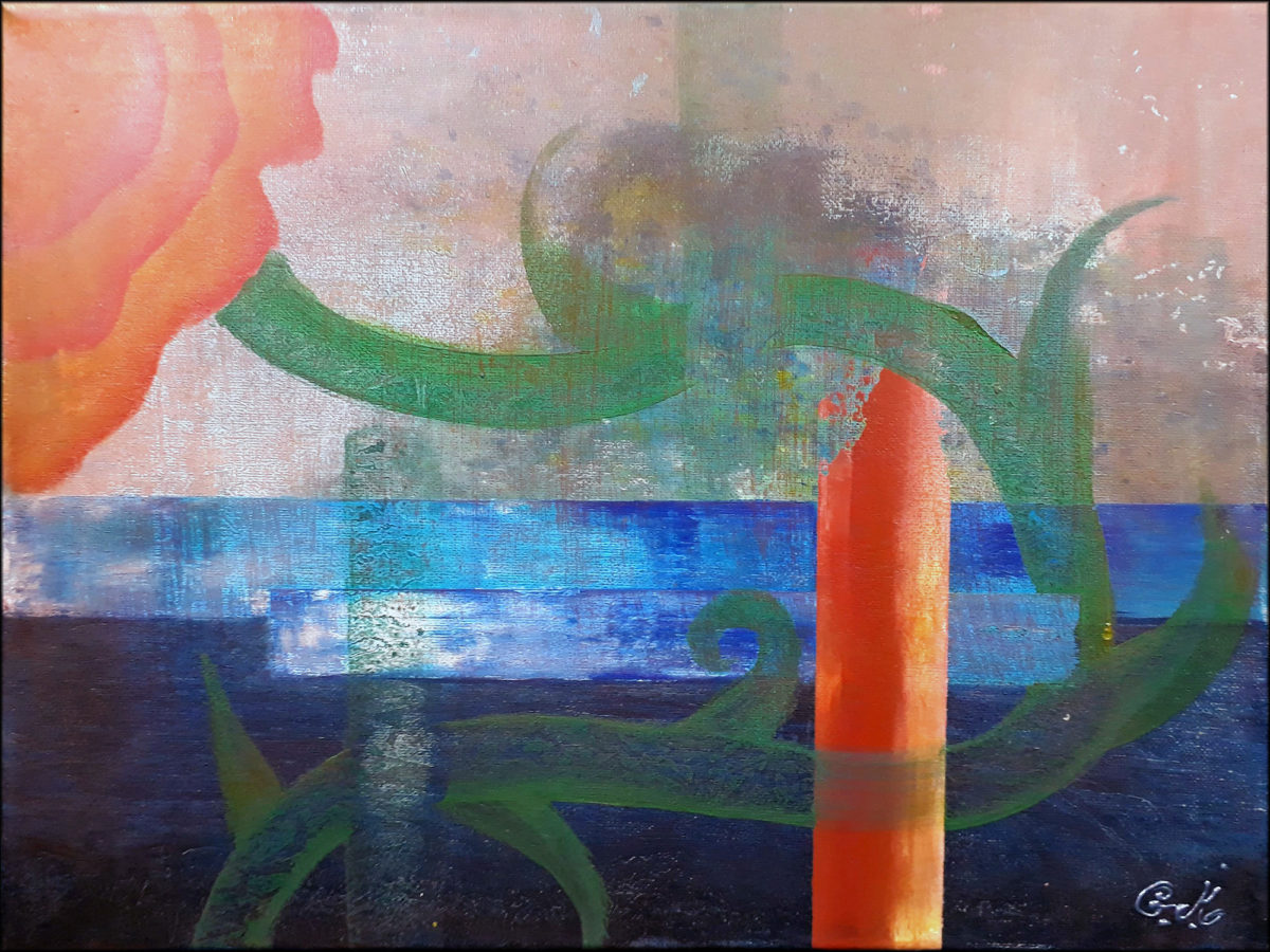 #109 "Évanescente"
Acrylique sur toile, 30x40