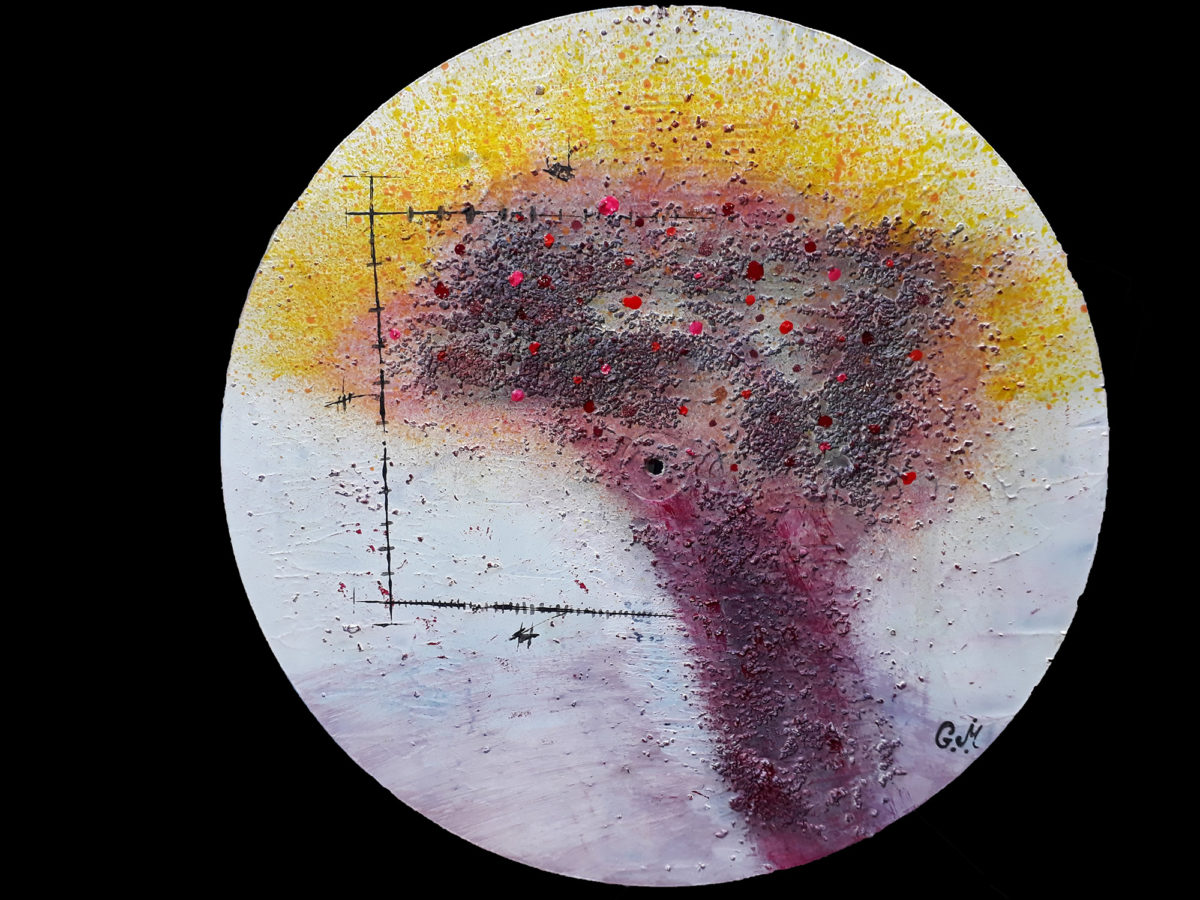 #115 "Joshua's"
Acrylique sur vinyle, 78 tours