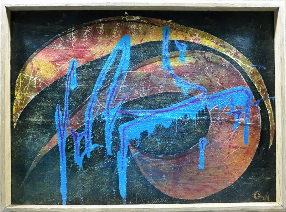 #117 "Elimée"
Acrylique sur carton toilé, 29x39