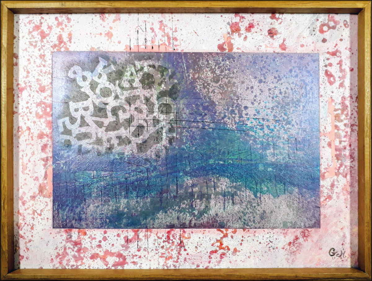 #121 "Refluge"
Acrylique sur carton, 31x41