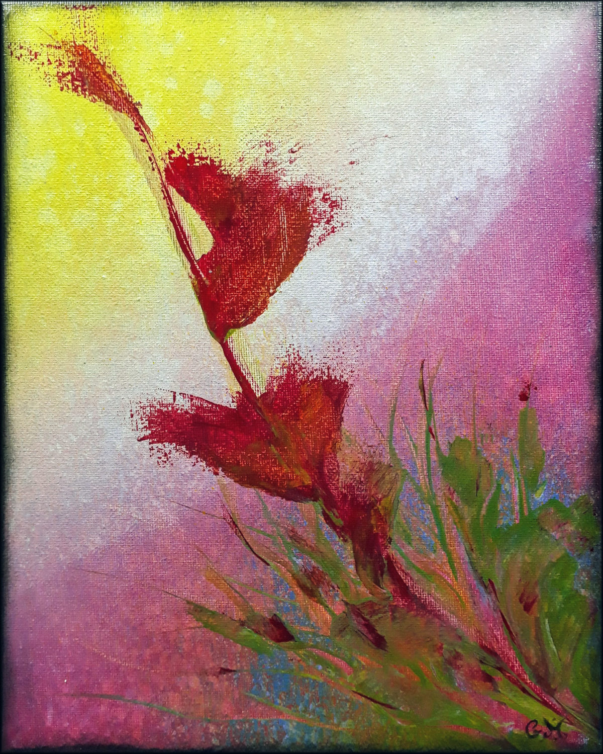 Acrylique sur toile, 30x24