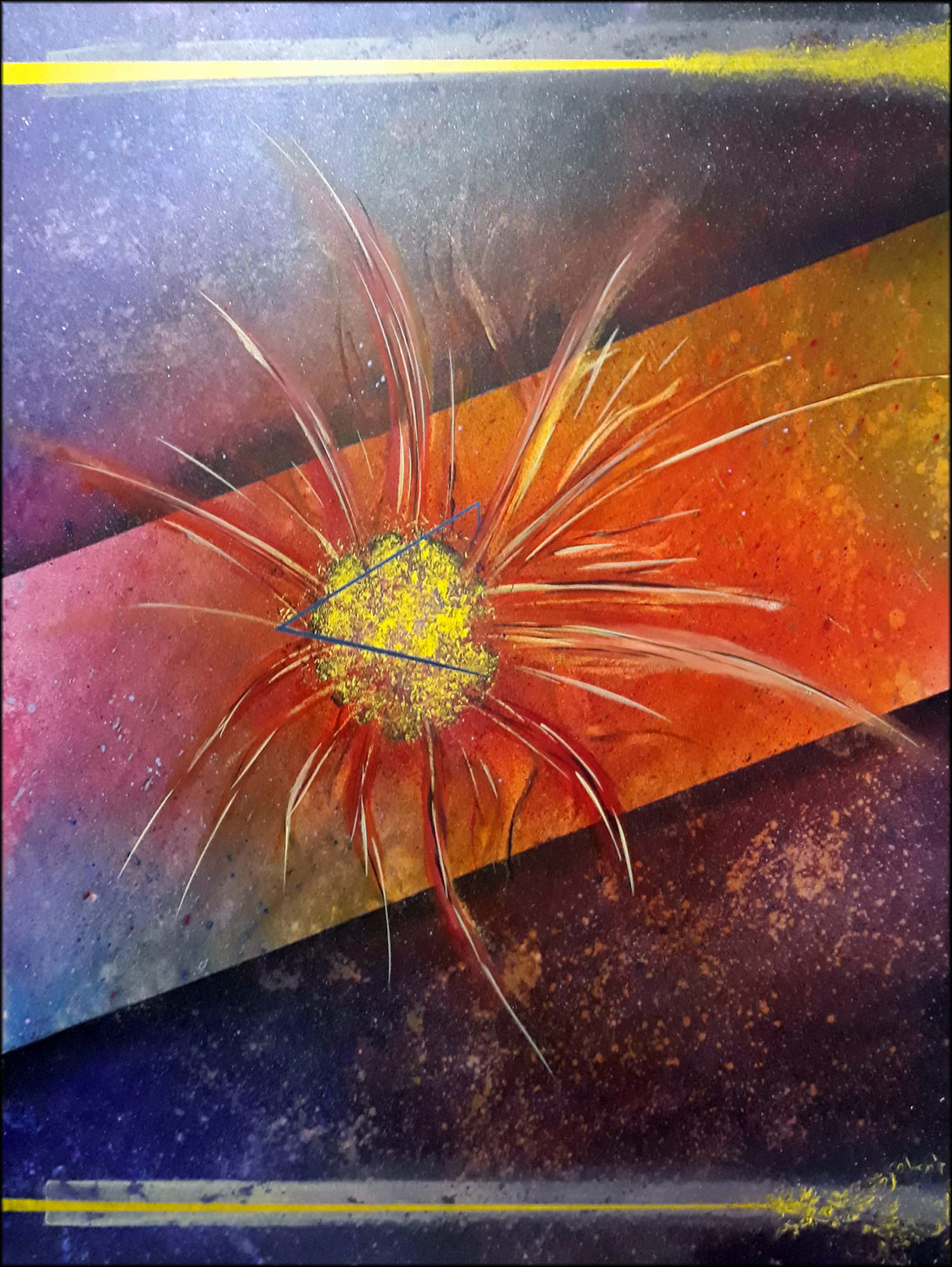 #124 "Spark"
Acrylique sur toile, 80x60