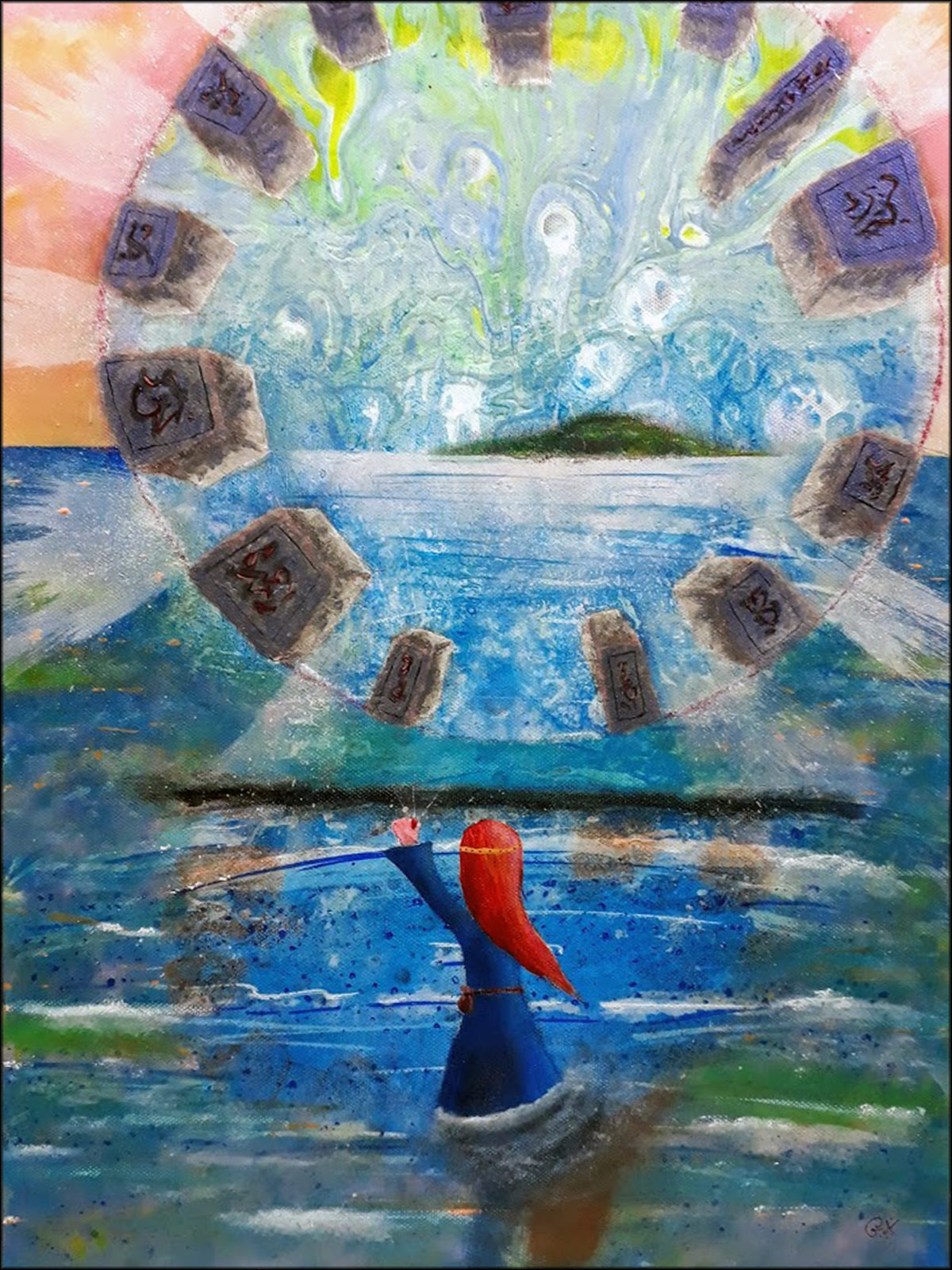 #140 "Escapade"
Acrylique sur toile, 40 x 30 cm