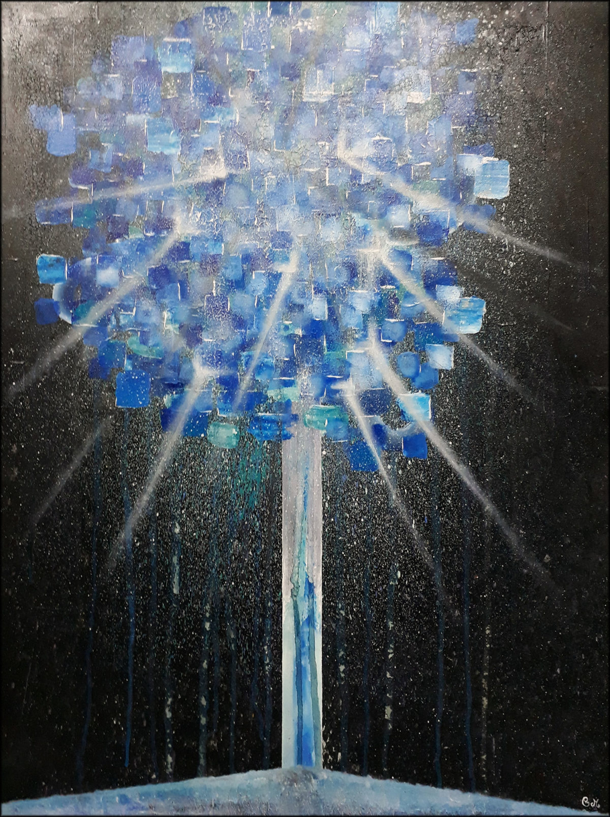 #144 "Joshua's"
Acrylique sur toile, 60 x 80 cm