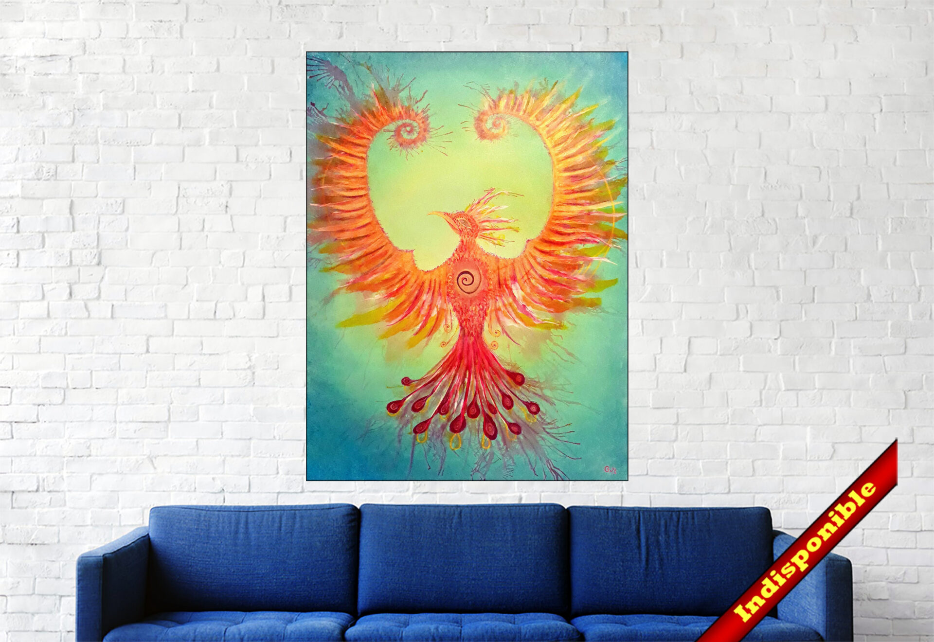 #150 Raise Acrylique sur toile, 80 x 60 cm