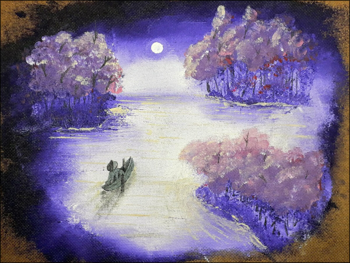 #157 "Dérive"
Acrylique sur MDF, 30 x 40 cm