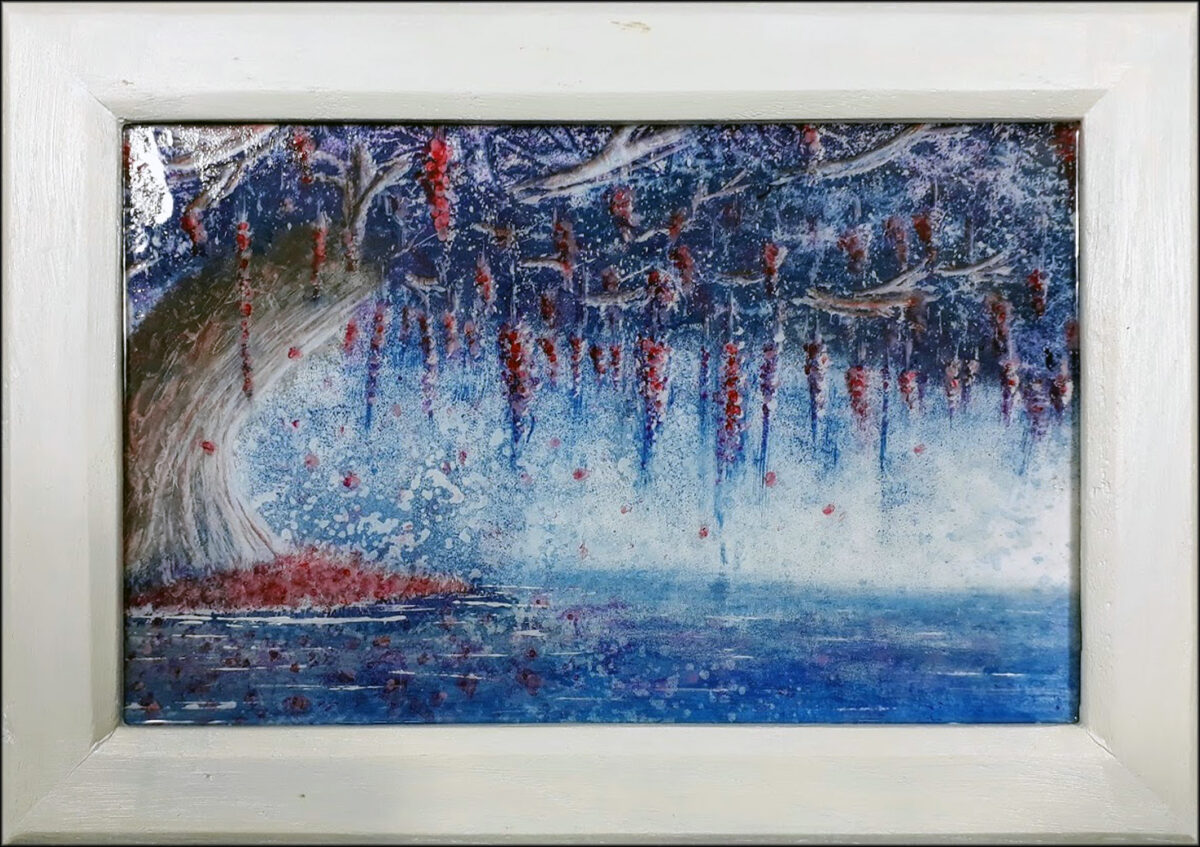 #155 "Sérénité" Acrylique sur toile, 24 x 34 cm