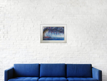 #155 "Sérénité" Acrylique sur toile, 24 x 34 cm