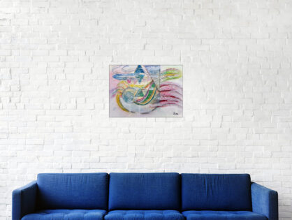 #160 "Onirisme" Acrylique sur toile, 25 x 35 cm