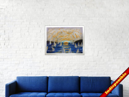 #164 "Teeth" Acrylique sur toile, 30x40 cm