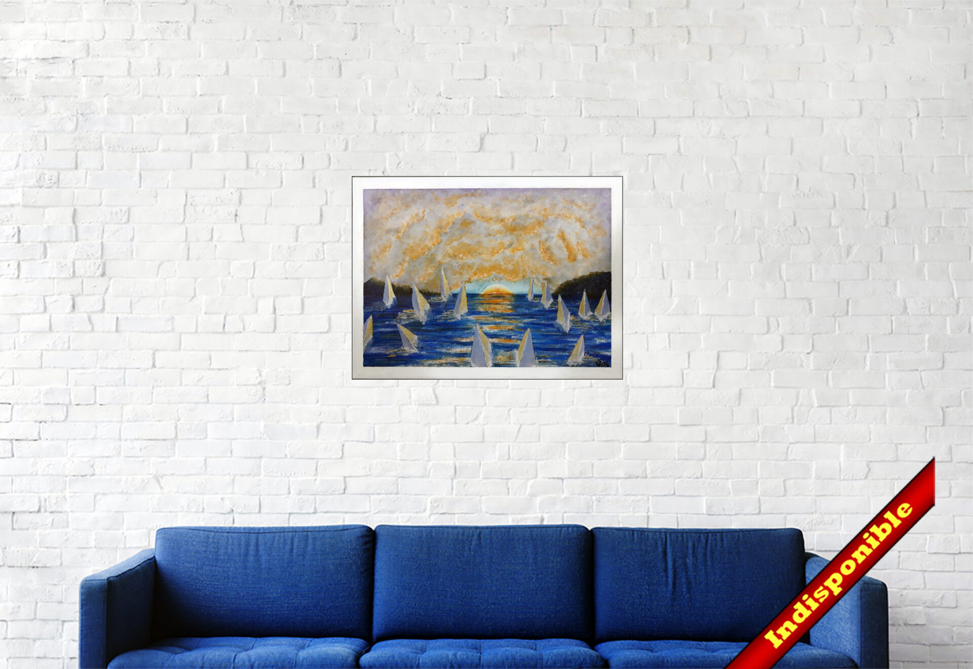 #164 "Teeth" Acrylique sur toile, 30x40 cm