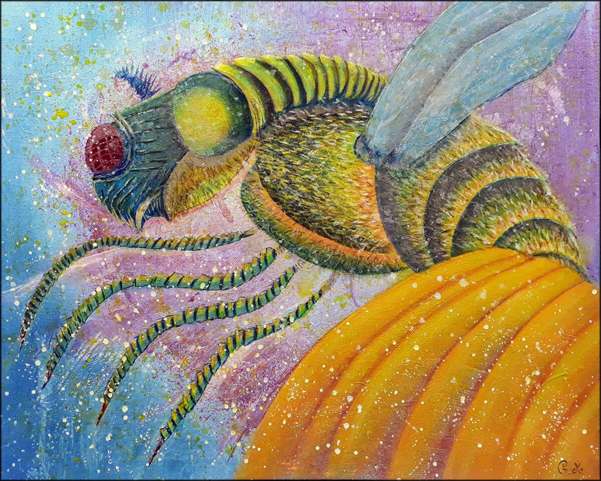 #165 "SEK.II.ID" Acrylique sur toile, 40x50 cm