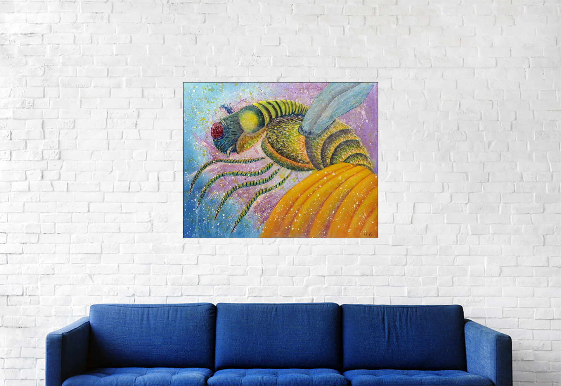 #165 "SEK.II.ID" Acrylique sur toile, 40x50 cm