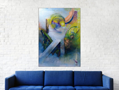 #166 "Exile" Acrylique sur toile, 70x50 cm