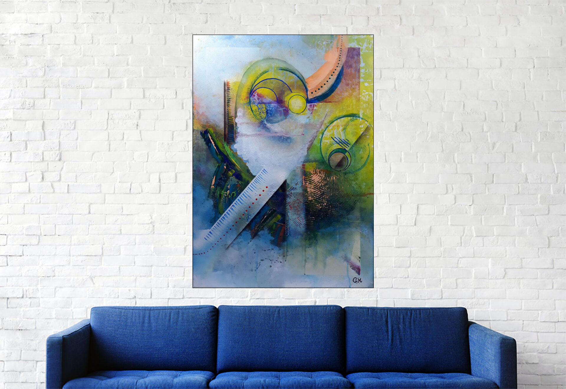 #166 "Exile" Acrylique sur toile, 70x50 cm