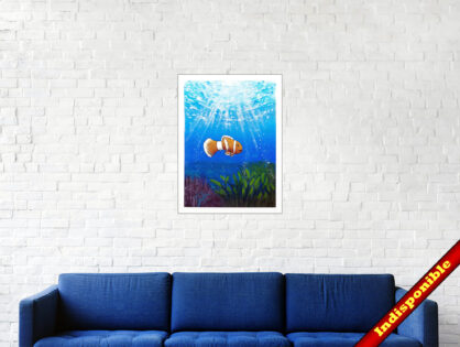 #168 "Nem0" Acrylique sur toile, 40x30 cm