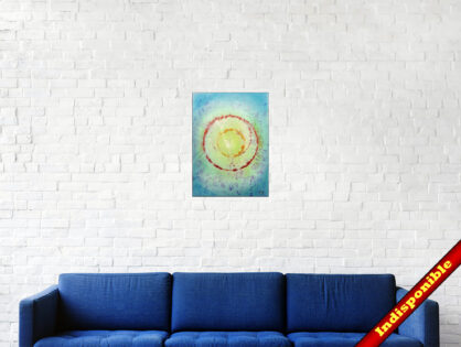 #169 "1-2-3" Acrylique sur toile, 30x22 cm