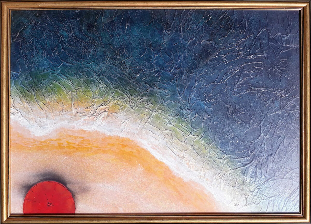 #172 "Breathe" Acrylique sur toile, H50xL70 cm