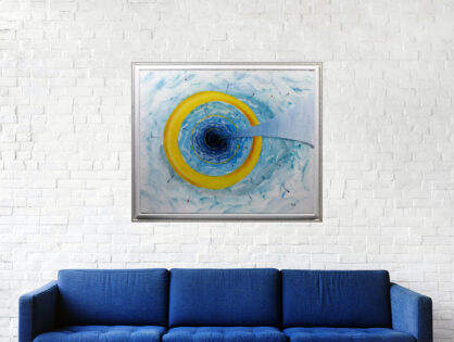 #175 "Gouve 1-2" Acrylique sur toile, H57xL68 cm